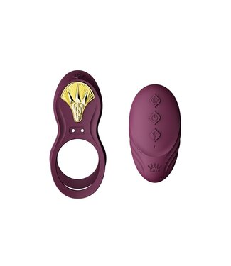 Rimba ZALO - Bayek - Cockring Vibrator (met afstandsbediening) - Paars