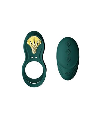 Rimba ZALO - Bayek - Cockring Vibrator (met afstandsbediening) - Groen