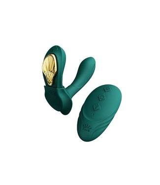 Rimba ZALO - Aya - Draagbare Vibrator met Afstandsbediening - Groen