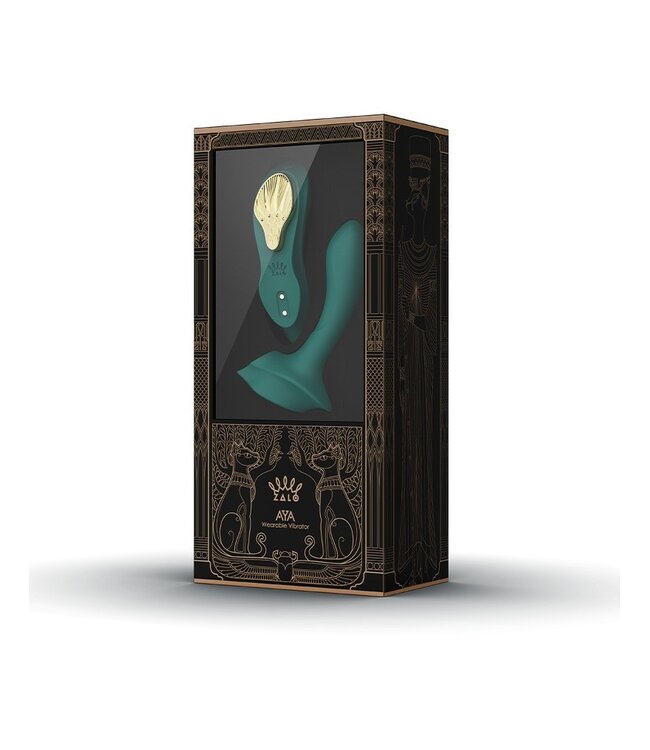 Rimba ZALO - Aya - Draagbare Vibrator met Afstandsbediening - Groen