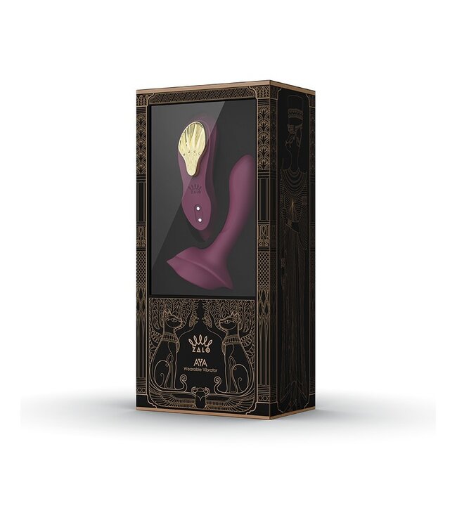 Rimba ZALO - Aya - Draagbare Vibrator met Afstandsbediening - Paars