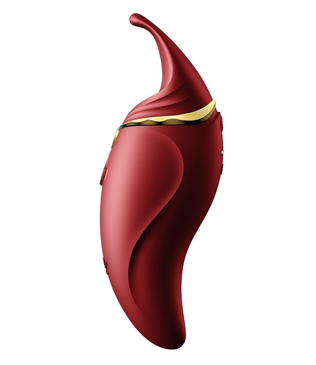 Rimba ZALO Hero Wine Red - Clitoral PulseWave Massager