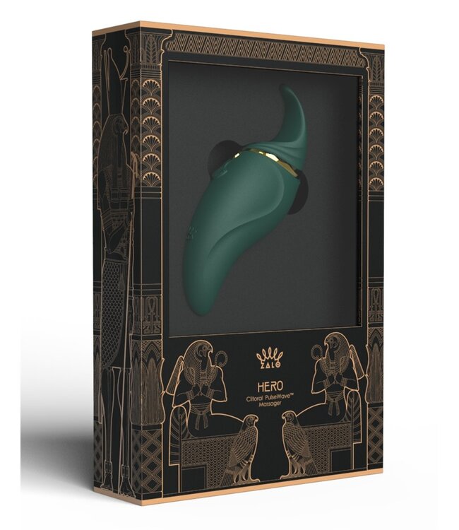 Rimba ZALO Hero Jewel Green - Clitoral PulseWave Massager