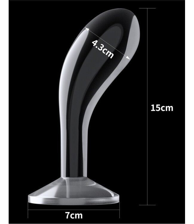 Rimba LoveToy - Flawless Clear - Prostaat Plug 15 cm