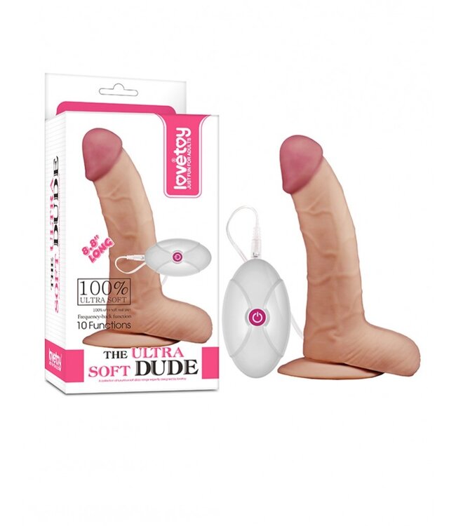 Rimba The Ultra Soft Dude Vibrating 8.8"