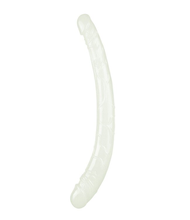 Rimba LoveToy - Lumino Play Dubbele Dildo 37 cm - Glow in the Dark