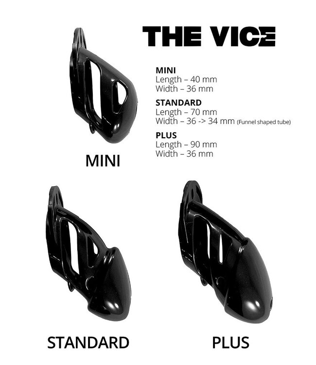 Rimba The Vice - Kuisheidskooi Mini V2 - Zwart