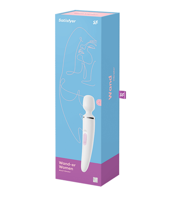 Rimba Satisfyer Wand-er Woman White