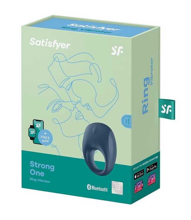 Rimba Satisfyer Cock Ring Strong One / incl. Bluetooth and App
