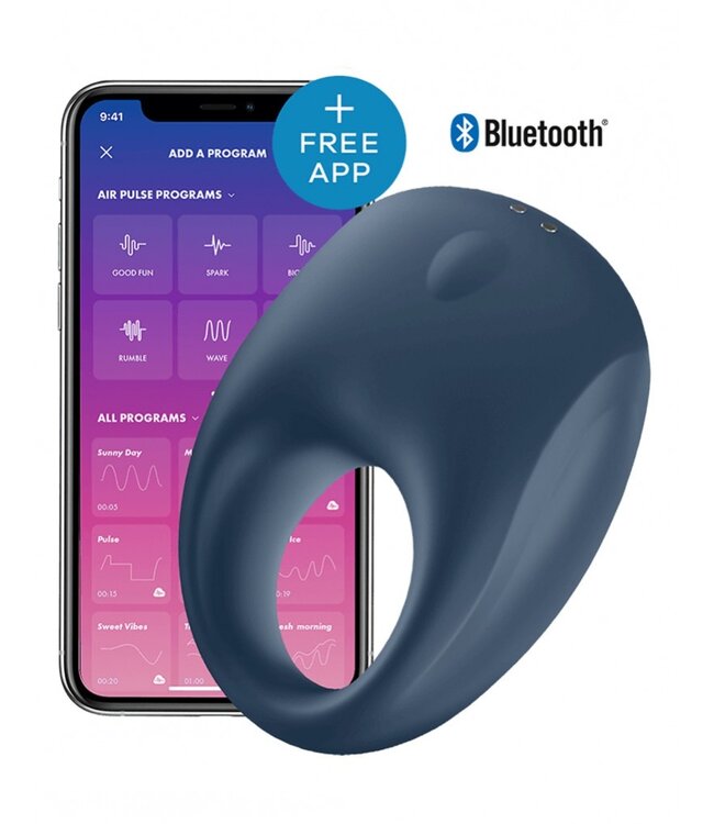 Rimba Satisfyer Cock Ring Strong One / incl. Bluetooth and App