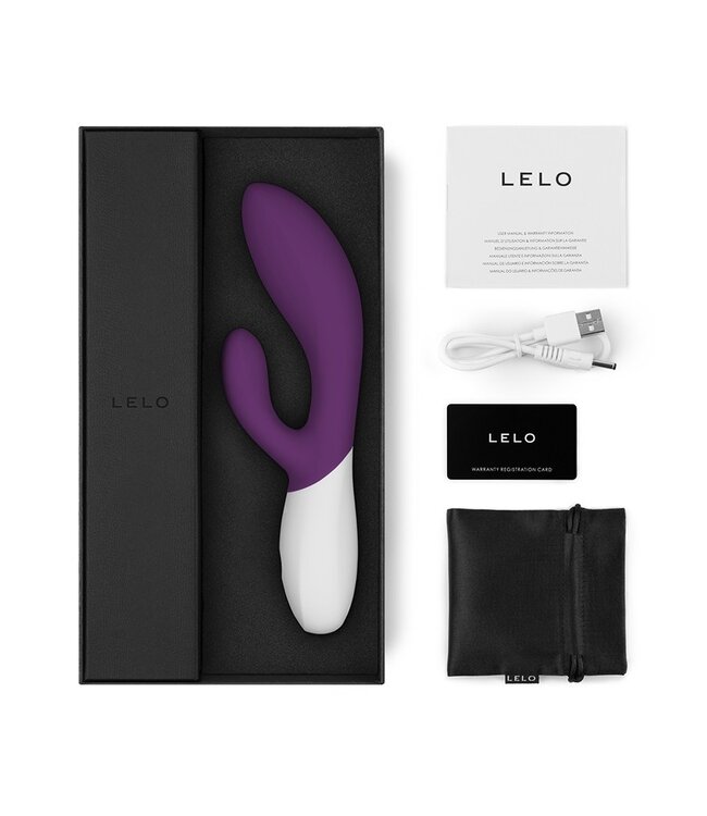 Rimba LELO - Ina Wave 2 - Rabbit Vibrator - Plum