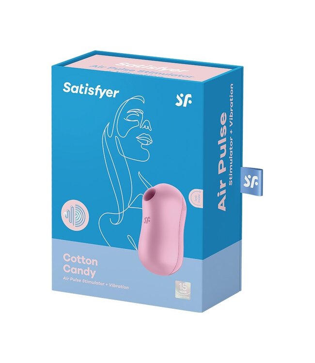 Rimba Satisfyer - Cotton Candy - Luchtdruk Vibrator - Lila