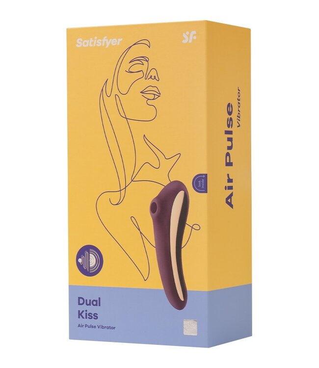 Rimba Satisfyer - Dual Kiss - Luchtdruk + G-Spot Vibrator - Paars