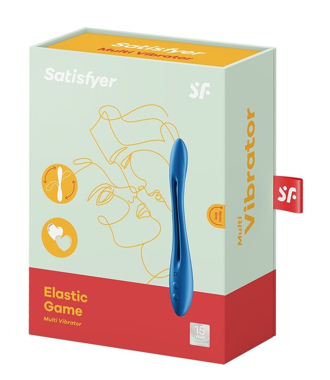 Rimba Satisfyer - Elastic Game - Multi Vibrator - Blauw