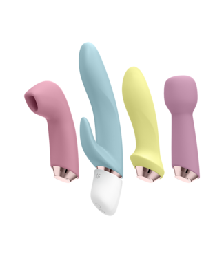 Rimba Satisfyer - Marvelous Four - Air Pulse + Vibrator Set - Multicolor