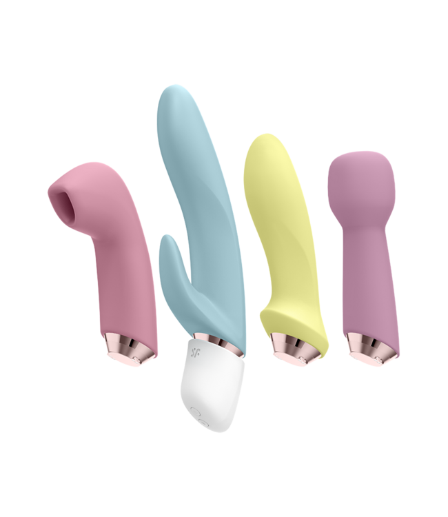 Rimba Satisfyer - Marvelous Four - Air Pulse + Vibrator Set - Multicolor