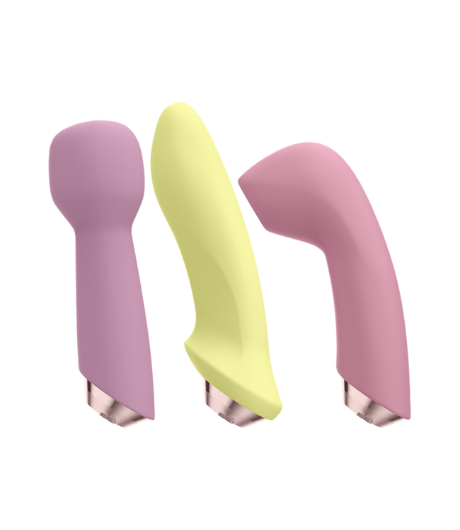 Rimba Satisfyer - Marvelous Four - Air Pulse + Vibrator Set - Multicolor