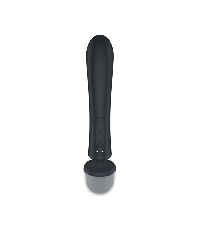 Rimba Satisfyer - Triple Lover - 2-in-1 Wand and Rabbit Vibrator - Grey