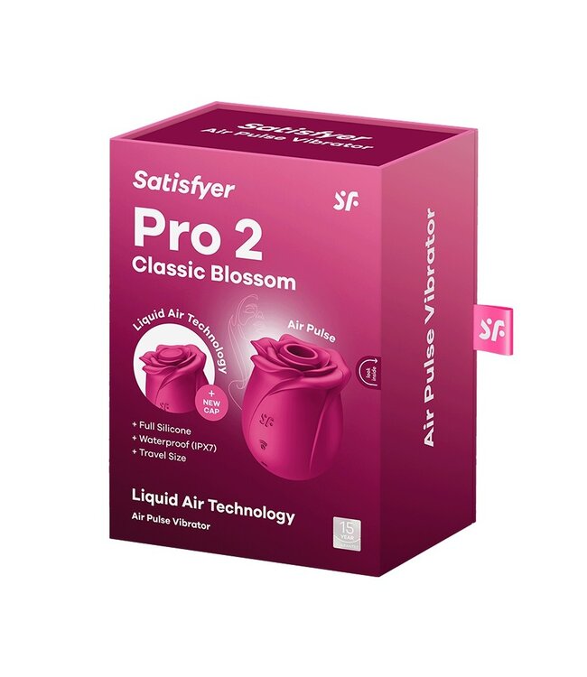 Rimba Satisfyer - Pro 2 Classic Blossom - Luchtdruk Vibrator - Rood