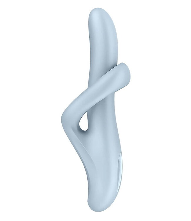 Rimba Satisfyer - Heat Flex 4 - Verwarmende Rabbit Vibrator - Blauw