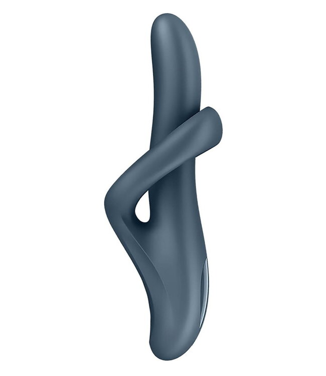 Rimba Satisfyer - Heat Flex 4 - Verwarmende Rabbit Vibrator - Grijs