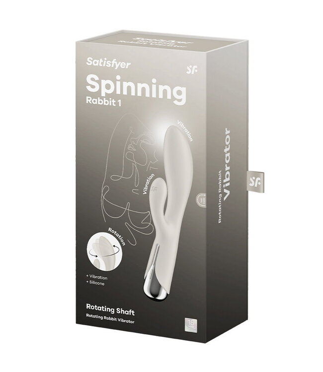 Rimba Satisfyer - Spinning Rabbit 1 - Rabbit Vibrator - Beige