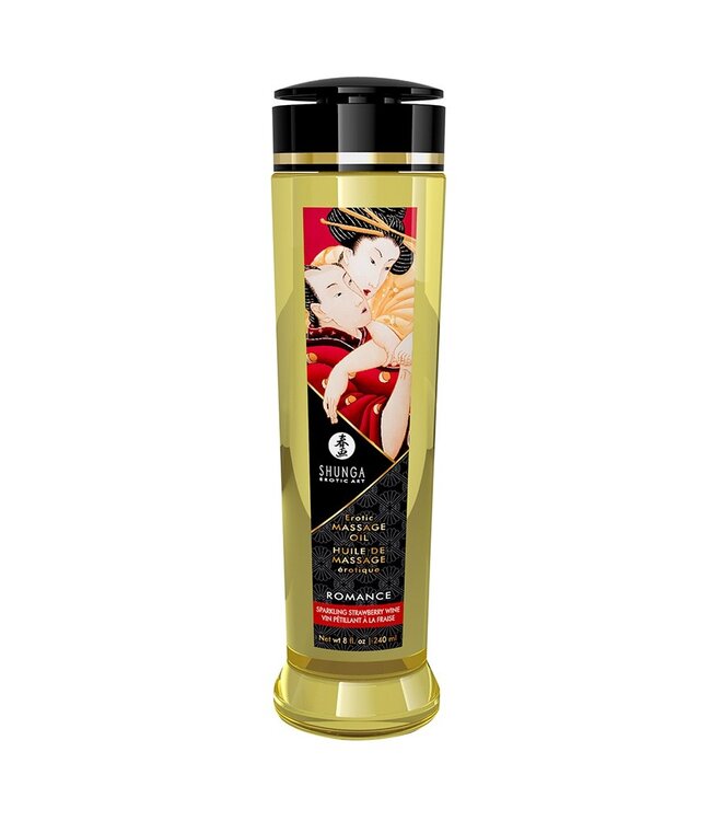 Rimba Shunga - Massage Olie - Romance Sparkling Strawberry - 240 ml