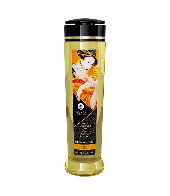 Rimba Shunga - Massage Olie - Stimulation Peach - 240 ml