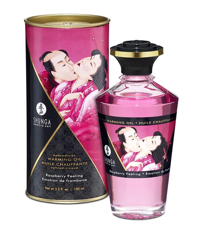 Rimba Shunga - Aphrodisiac Warming Oil - Raspberry 100 ml