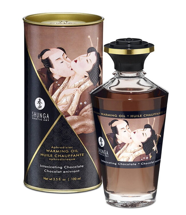Rimba Shunga - Verwarmende Olie - Intoxicating Chocolate - 100 ml