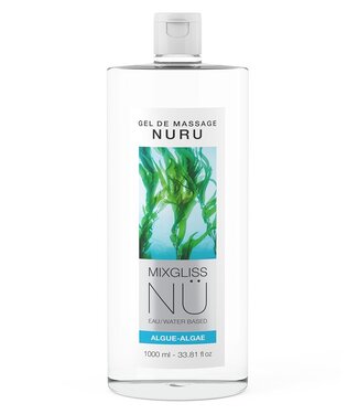 Rimba Mixgliss - NU Algue - 2-in-1 Massagegel en Glijmiddel op Waterbasis - 1000 ml