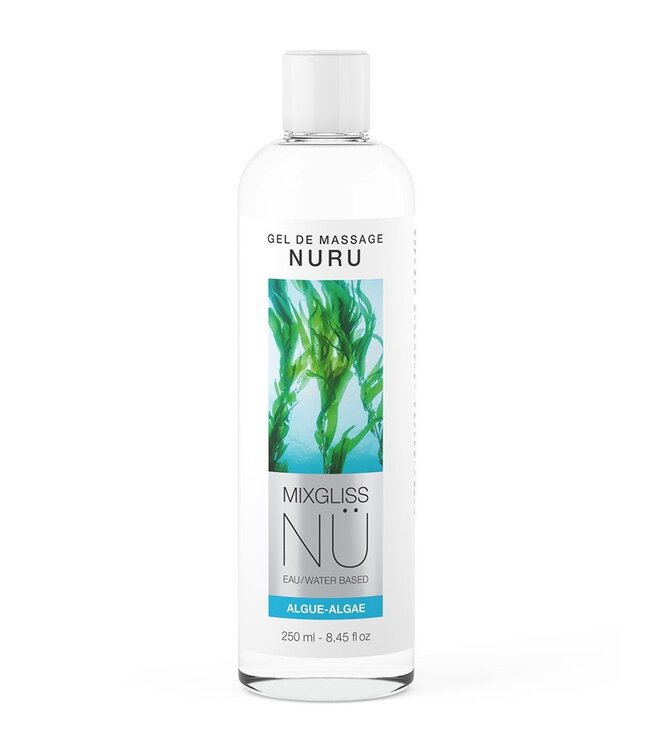 Rimba Mixgliss - NU Algue - 2-in-1 Massagegel en Glijmiddel op Waterbasis - 250 ml