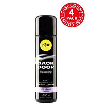 Rimba pjur - Back Door Relaxing - Glijmiddel op siliconenbasis - 250 ml (4 stuks)