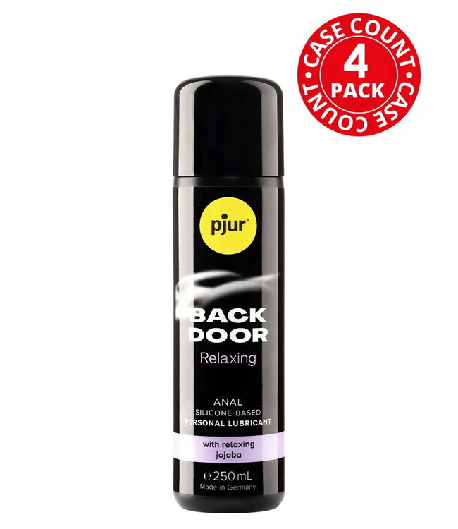 Rimba pjur - Back Door Relaxing - Glijmiddel op siliconenbasis - 250 ml (4 stuks)