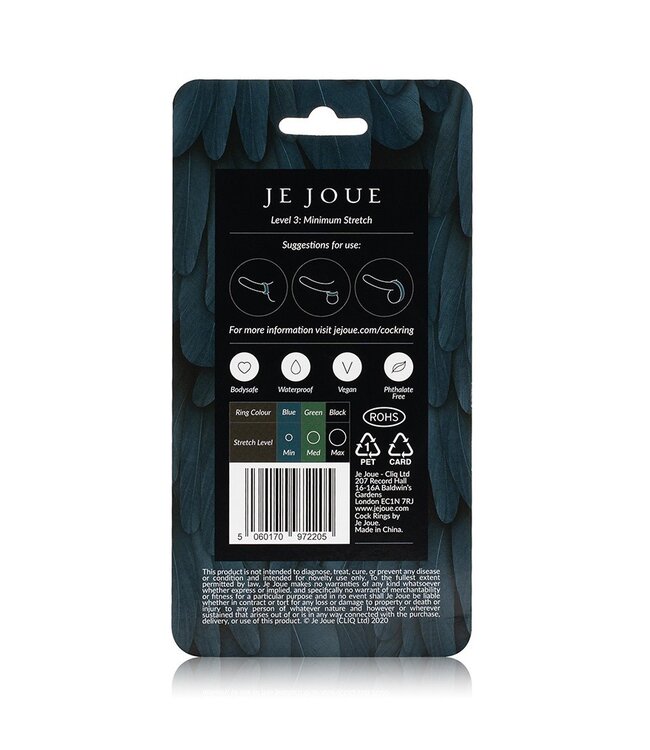Rimba Je Joue - C-Ring Minimum - Cockring - Blauw