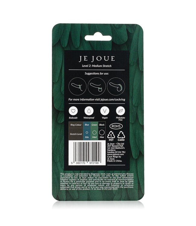 Rimba Je Joue - C-Ring Medium - Cockring - Groen