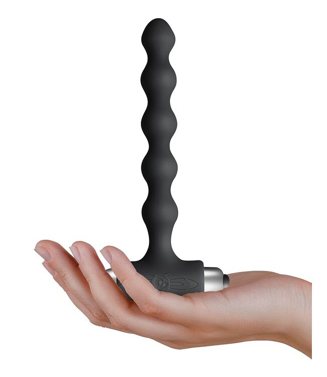 Rimba Rocks-Off - Petite Sensations Pearls - Anale Vibrator - Zwart