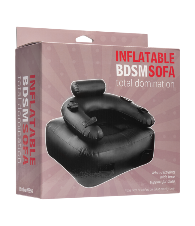 Rimba Inflatable Fun BDSM Sofa - Total Domination - Zwart