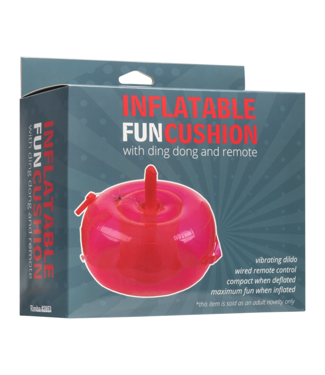 Rimba Inflatable Fun Cushion - met Ding Dong en afstandsbediening - Roze