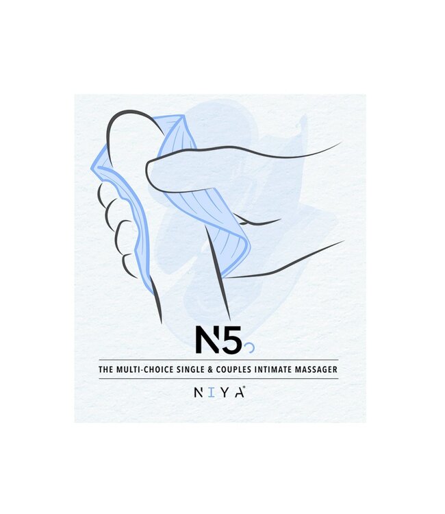 Rimba NIYA - NIYA 5 - Oplegvibrator met Afstandsbediening - Lichtblauw