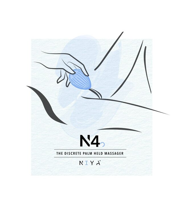Rimba NIYA - NIYA 4 - Intieme Massager - Lichtblauw