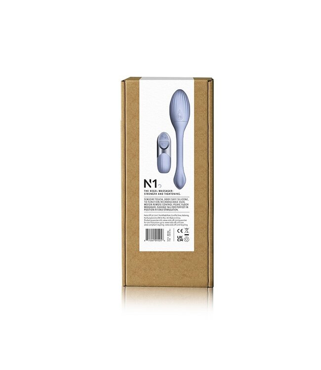 Rimba NIYA - NIYA 1 - Vibrerende Kegel Massager met Afstandsbediening - Lichtblauw