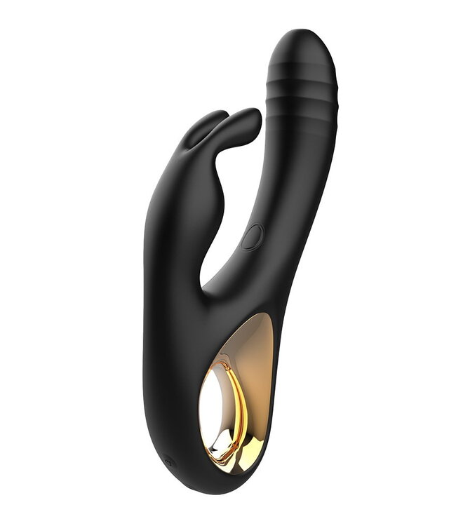 Rimba Rimba Toys - Sensual Nights SN09 - Thrusting Rabbit Vibrator - Zwart