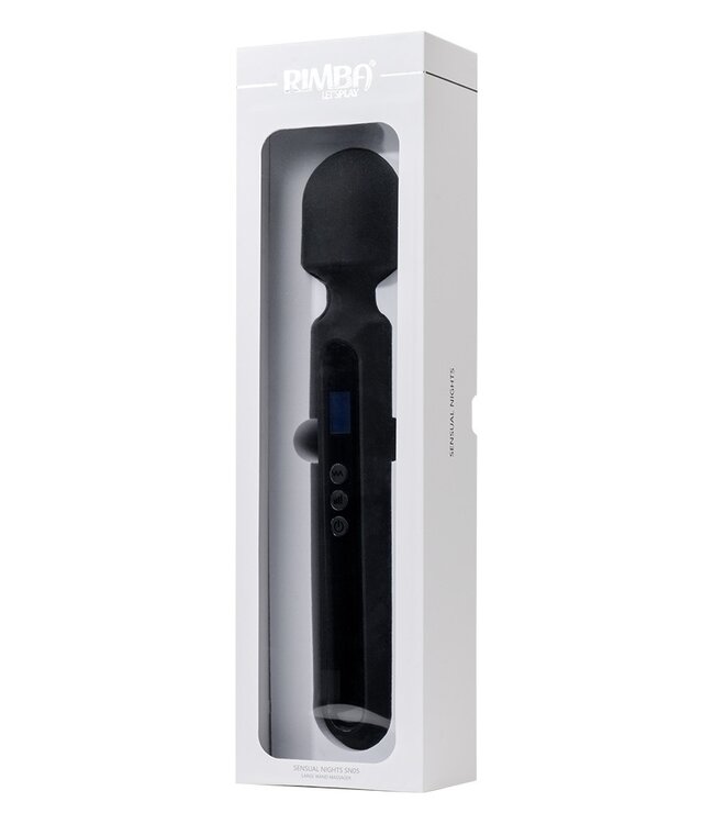 Rimba Rimba Toys - Sensual Nights SN05 - Grote Wand Massager - Zwart