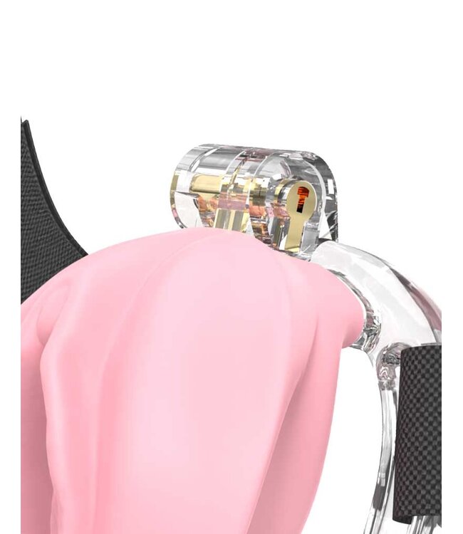Rimba Rimba P- Cage - P-Cage PC10 - Peniskooi Pussy - Transparant, Rose