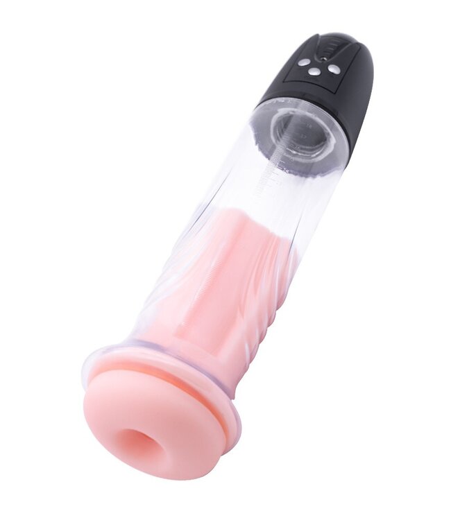 Rimba Rimba P-Pump - P-Pump PP05 - Elektronische Penisvergroter met Vagina Sleeve - Zwart