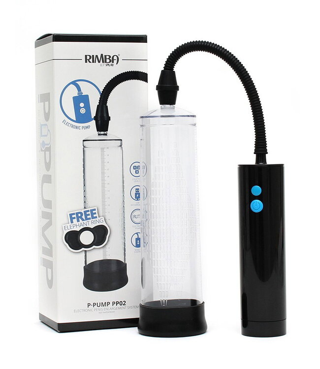 Rimba Rimba P-Pump - P-Pump PP02 - Penisvergroter met Oplaadbare Afstandsbediening - Zwart