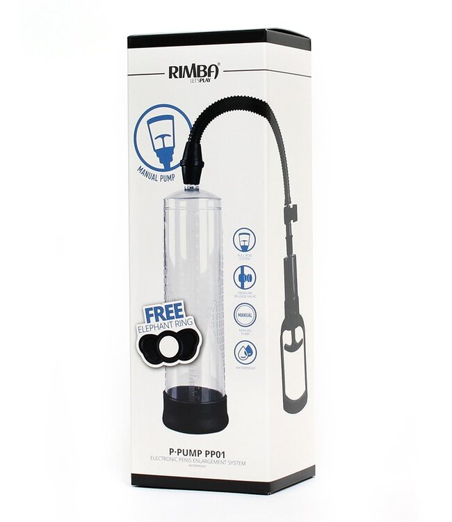 Rimba Rimba P-Pump - P-Pump PP01 - Penisvergroter met Handpomp - Zwart