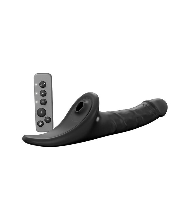 Rimba Strap-On-Me - Multi Orgasm Realistic Dildo - Maat L - Zwart