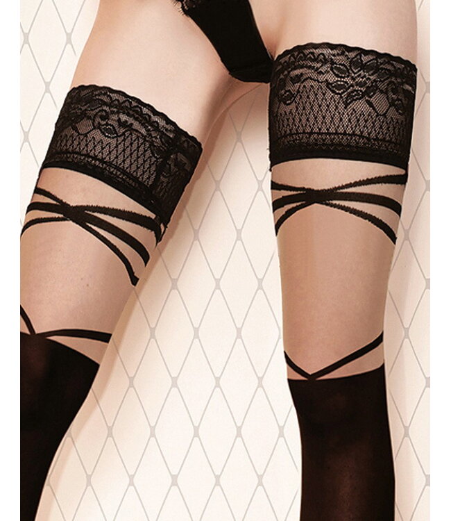 Rimba Ballerina - Fantasy Hold-Up - Kousen (20/40 denier) - Zwart